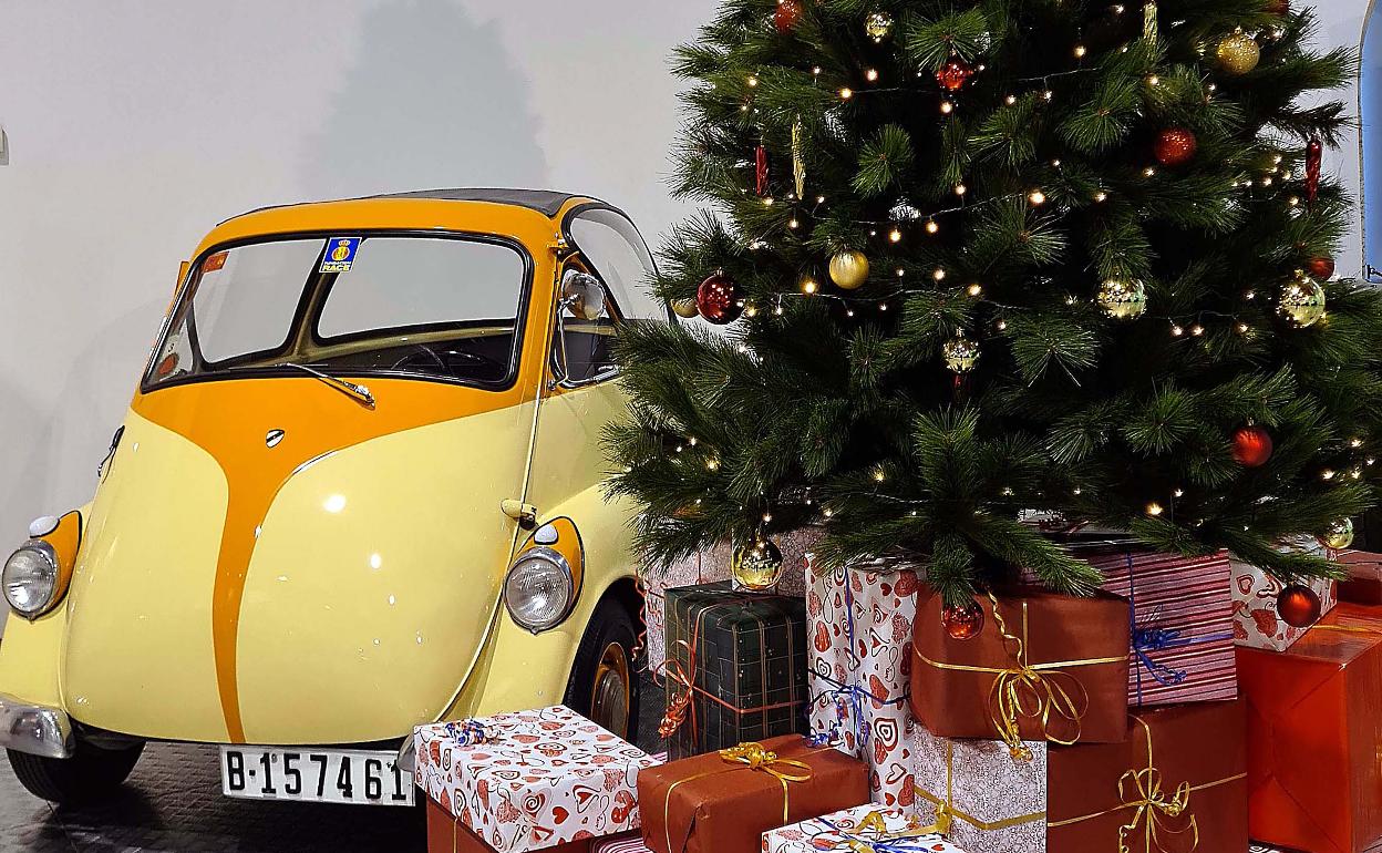 Coche Isetta en el museo de automoción de Salamanca