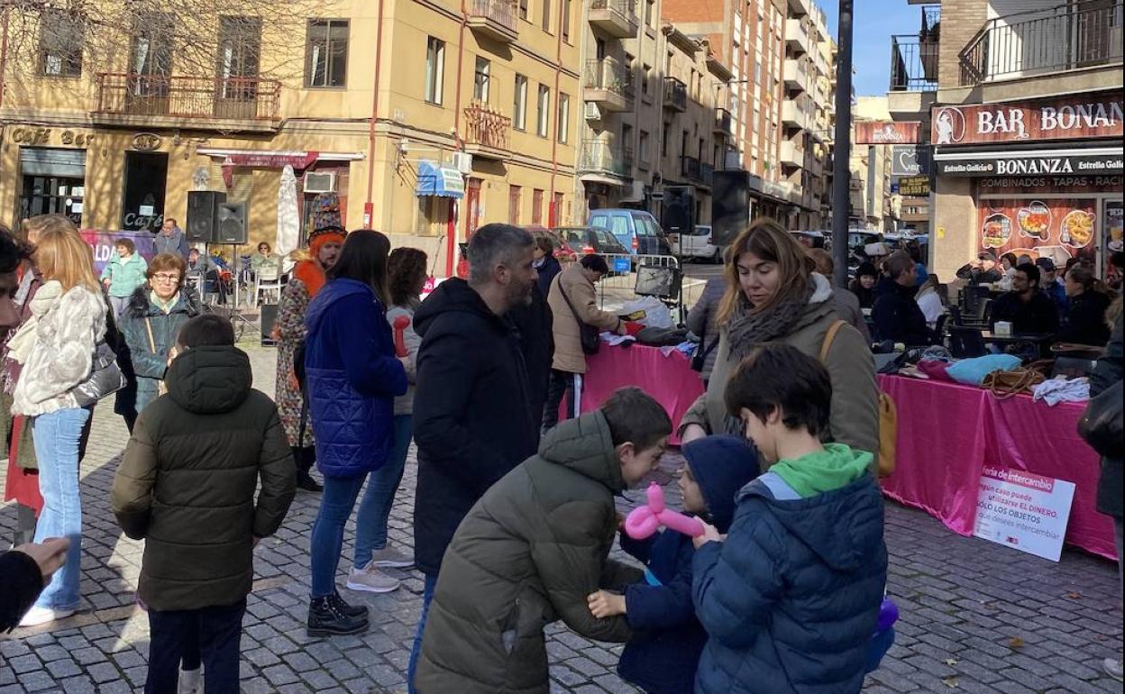 Salmantinos en la Feria del Intercambio 