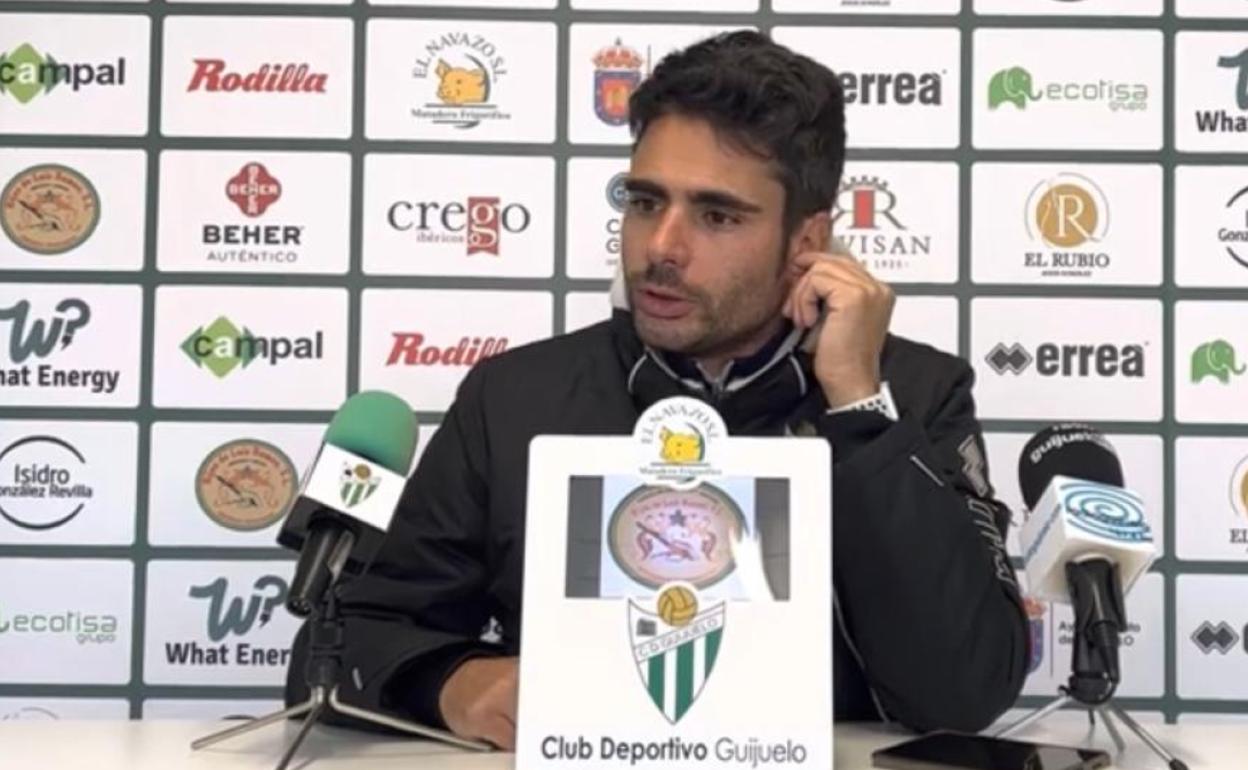 Mario Sánchez, entrenador del Guijuelo 