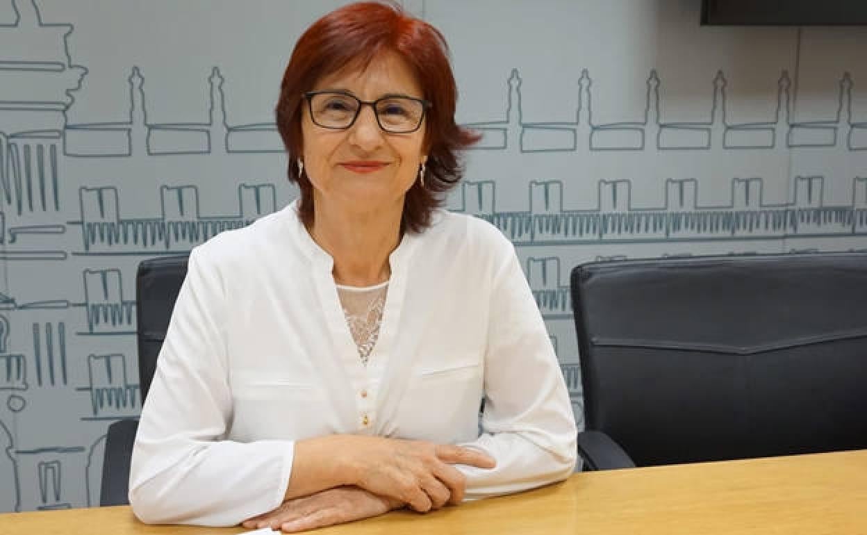 Carmen Díez, portavoz de Podemos en el Ayuntamiento de Salamanca. 