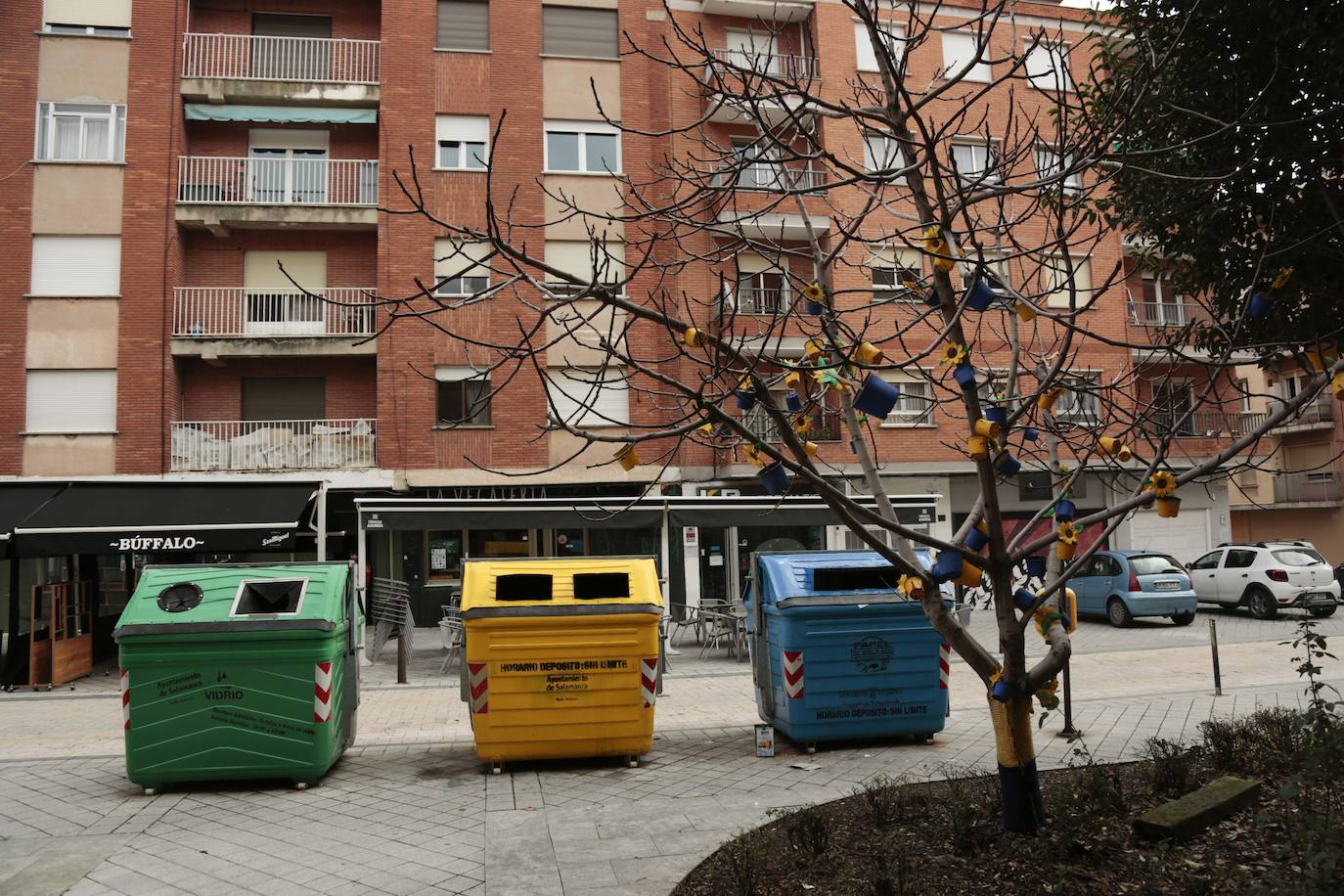 Fotos: ZOES reclama más vegetación y menos coches para el barrio del Oeste