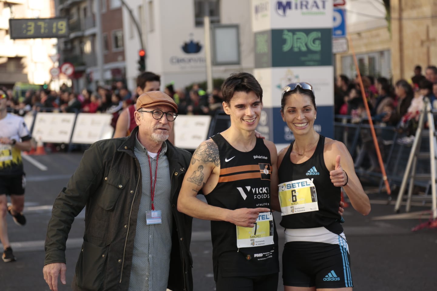 Fotos: Pablo Sánchez Gómez y Nuria Lugueros conquistan la XXXVIII San Silvestre Salmantina