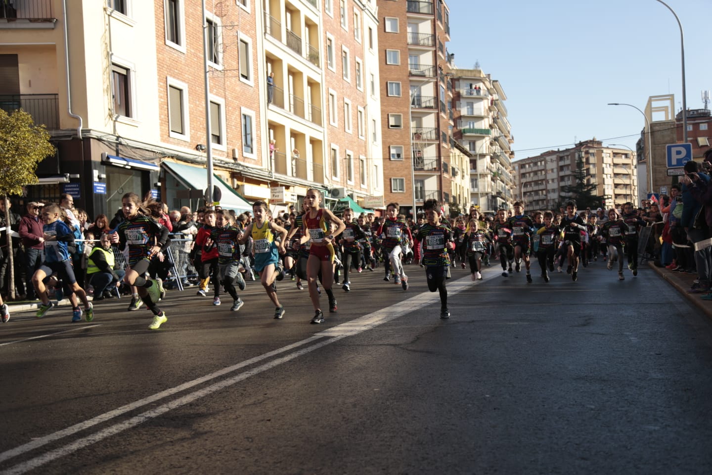 Fotos: Guillermo Perea y Paula Martínez ganan la carrera A de la San Silvestre