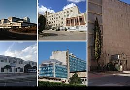 En sentido horario, Clínico, Montalvos, Virgen del Castañar, Virgen de la Vega y Ciudad Rodrigo.