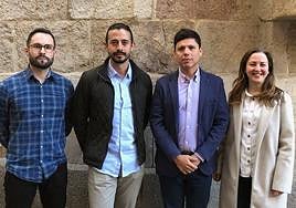 Investigadores del Observatorio de Contenidos Audiovisuales.