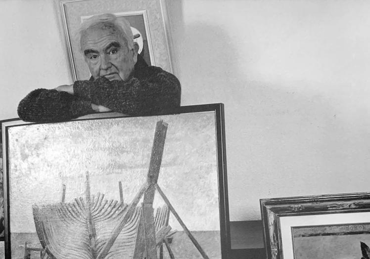 El pintor salmantino Zacarías González en una imagen de archivo.