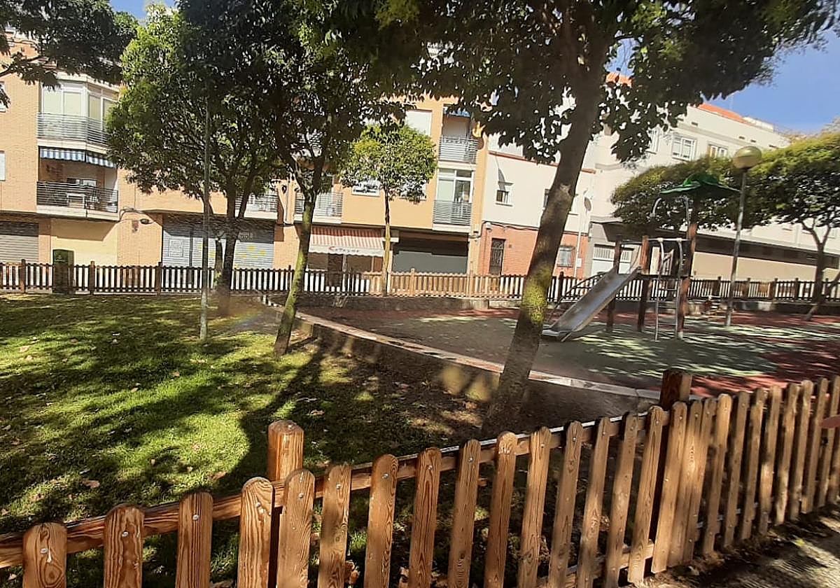 El bulevar de Jesús García convertido en una zona infantil en Salamanca.