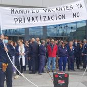 Los usuarios claman contra la privatización del Hospital de Salamanca