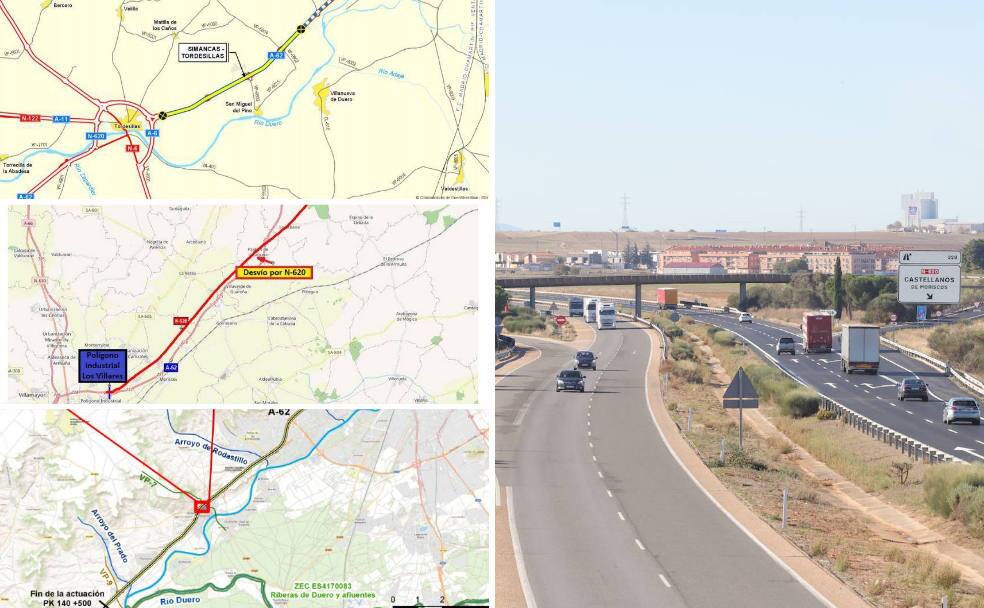 El cambio total del viaje Salamanca-Valladolid: asfalto, tercer carril y soterramiento