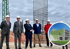 Obras y proyecto de la bioincubadora de empresas.