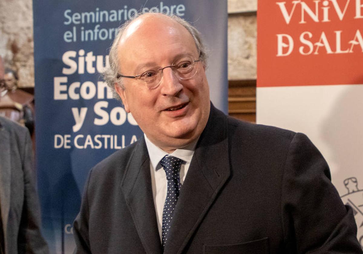 El presidente del Consejo Económico y Social de Castilla y León, Enrique Cabero.