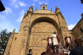 La Archicofradía Penitencial del Rosario inaugura el Sábado de Pasión con la imagen del Jesús de la Redención.