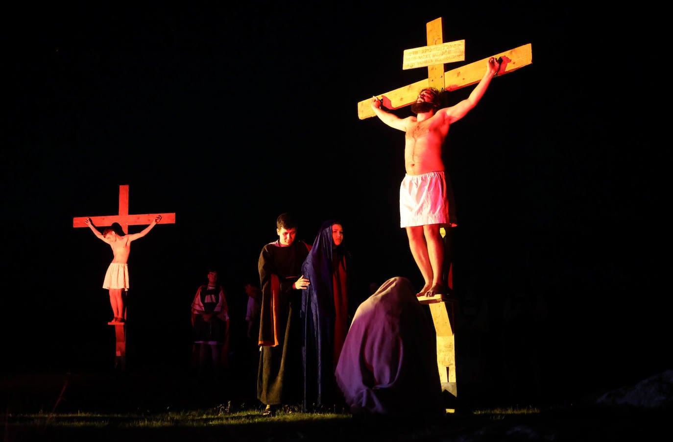 Representación de La Pasión en La Atalaya
