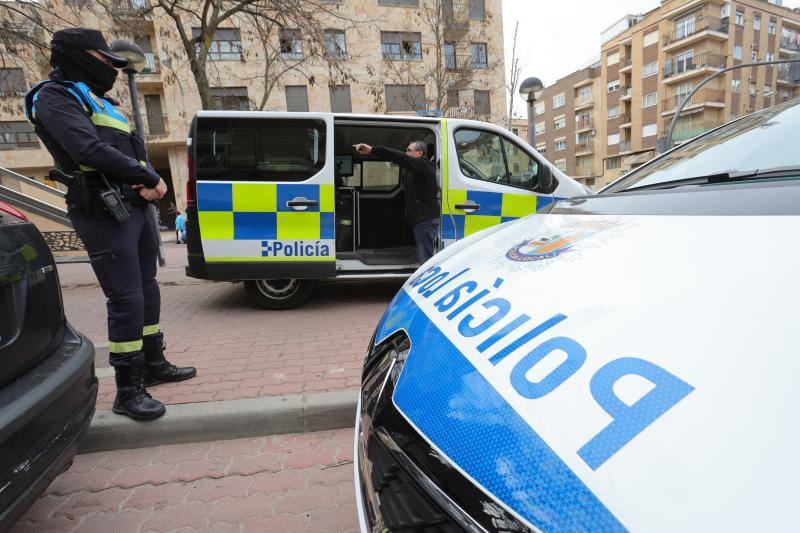 La Policía municipal de barrio realiza las primeras visitas en Salamanca