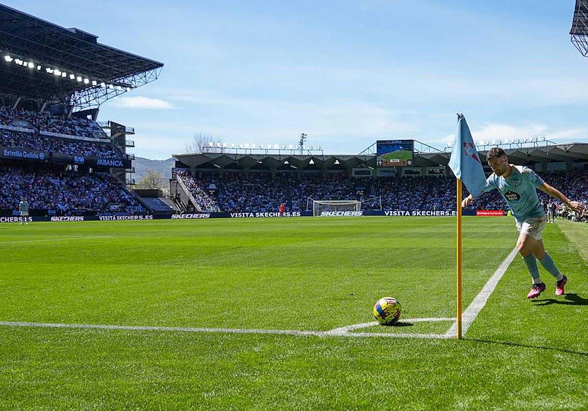 Un partido del Celta esta temporada en Balaídos.