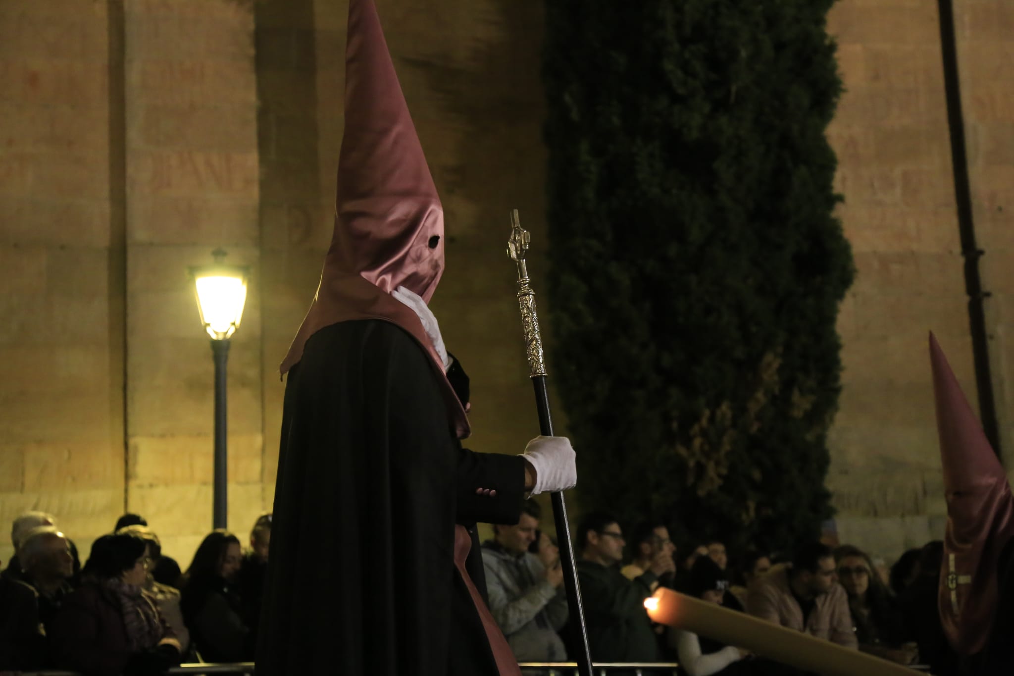 La solemnidad de Jesús Flagelado envuelve la noche de Salamanca