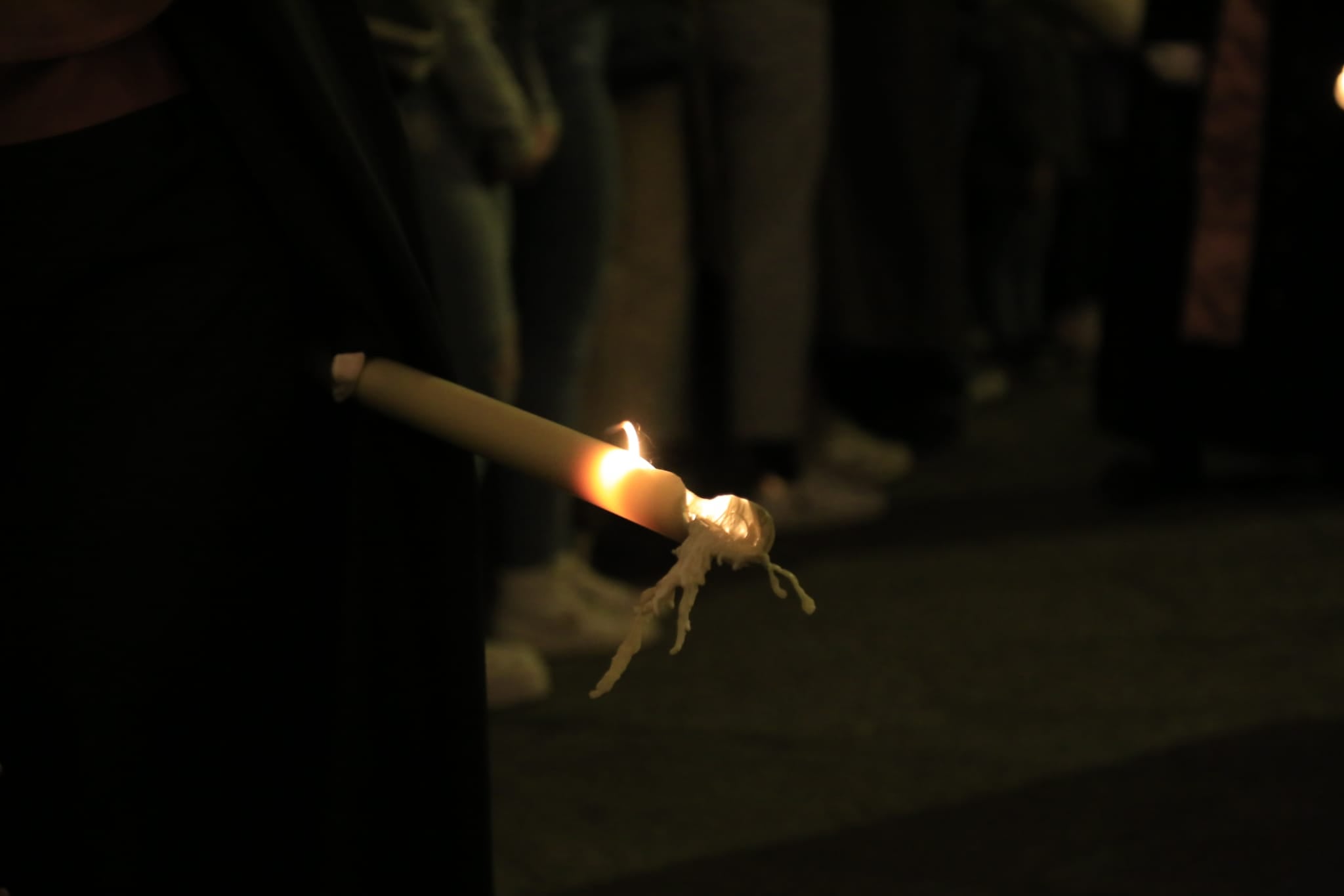 La solemnidad de Jesús Flagelado envuelve la noche de Salamanca