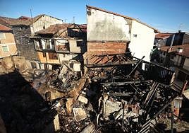 Una de las viviendas afectadas