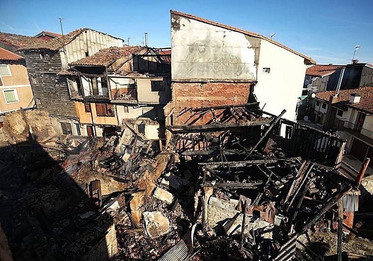 Una de las viviendas afectadas