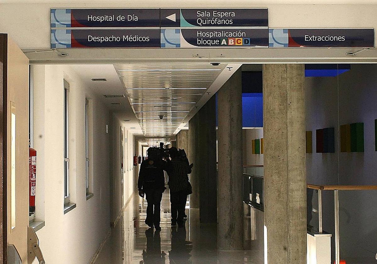 Pasillos del hospital Río Hortega