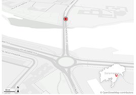 Ambulancias en el Hospital Universitario de Salamanca