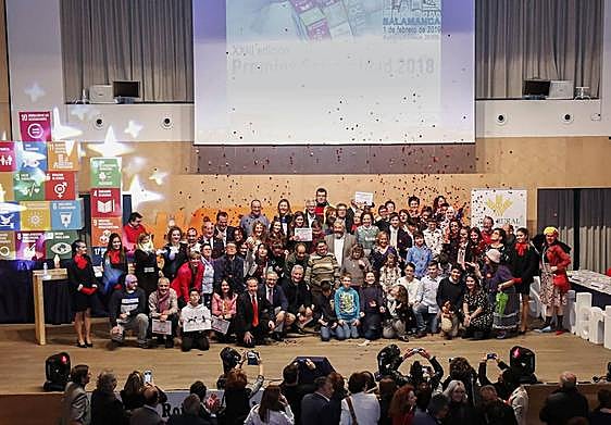 Imagen de archivo de una gala de premios de Cruz Roja.