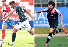 Toti, del Guijuelo, y Javi Navas, del Salamanca UDS.