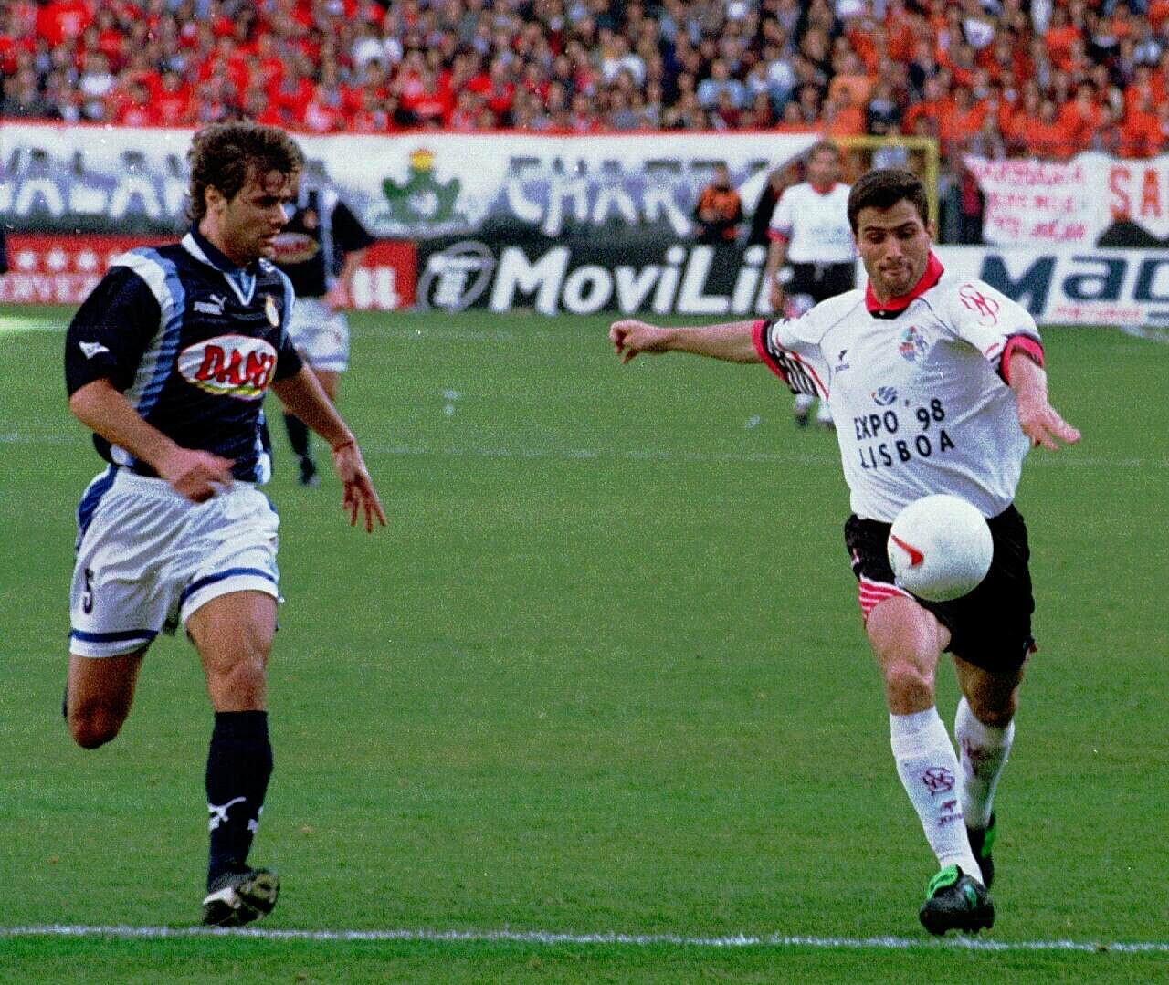 Pauleta en un partido de la UDS.