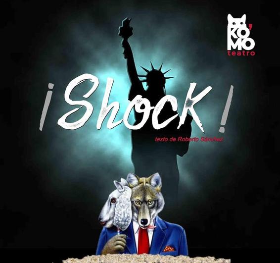 Cartel oficial de la obra de teatro '¡Shock!', de Komo Teatro.
