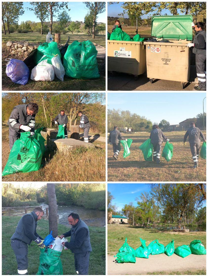 Imagen principal - Un Lunes de Aguas sin basura es posible en un municipio de Salamanca