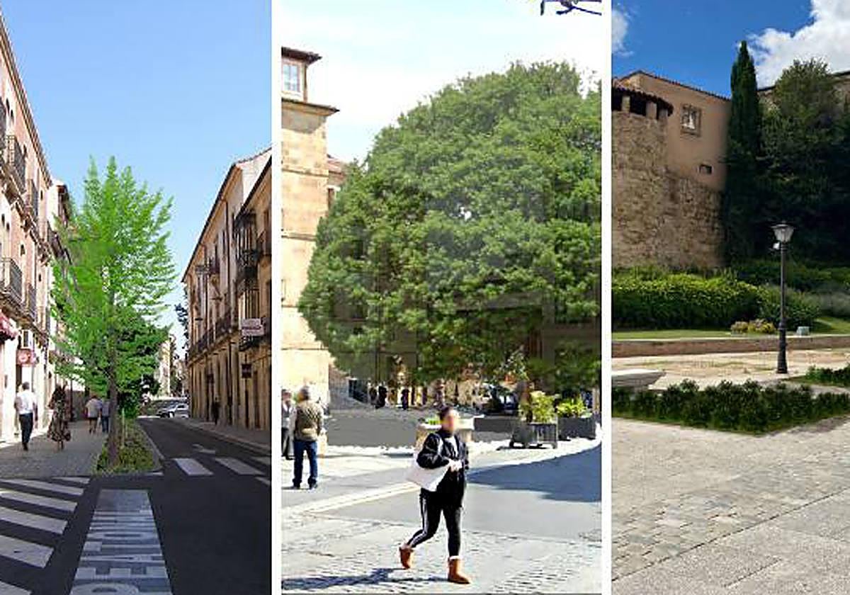 Simulaciones de calles afectadas por el proyecto Life.