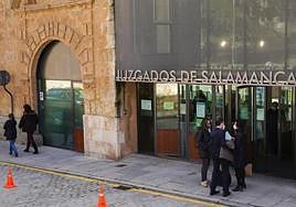 Imagen de los juzgados de la plaza de Colón de Salamanca.