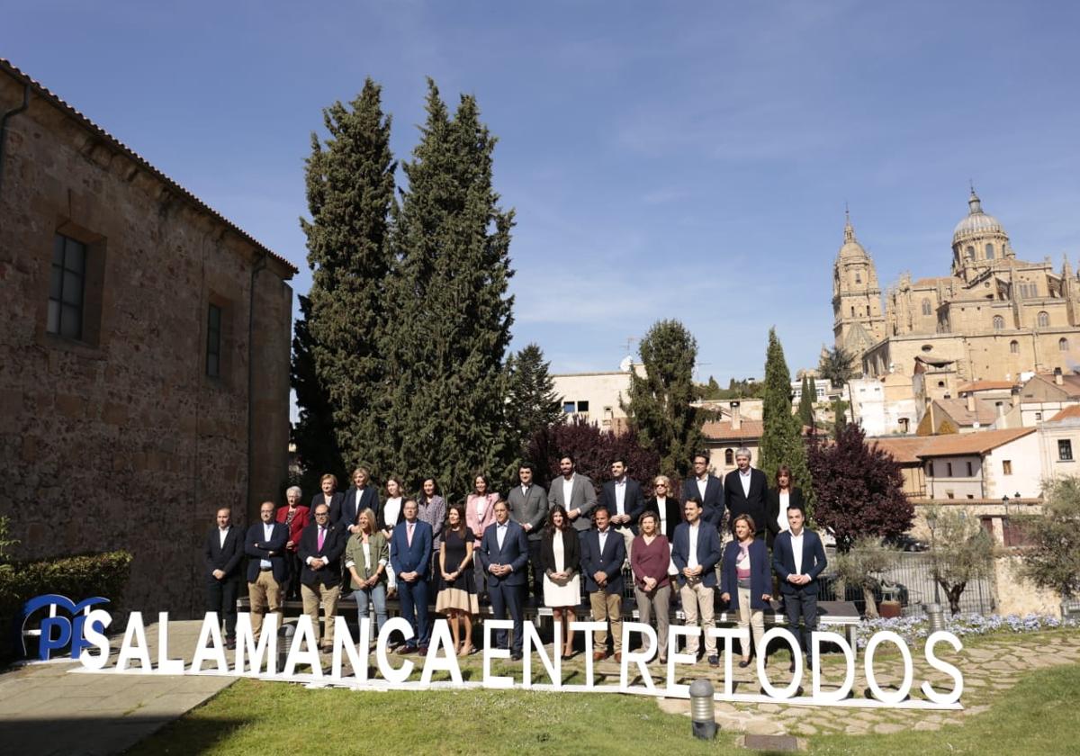 Presentación de la candidatura del Partido Popular en Salamanca.