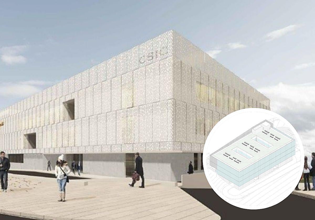 El diseño final escogido para la nueva sede del Irnasa.