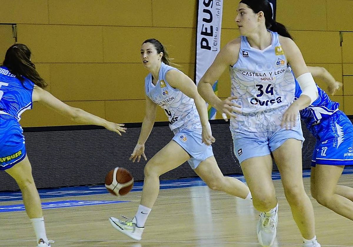 Leo Rodríguez, en el partido del jueves en La Seu.