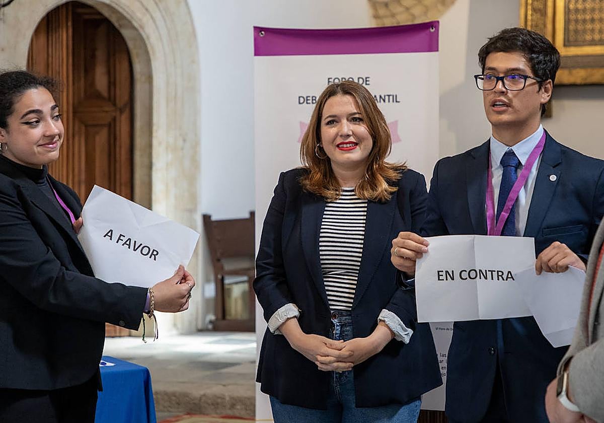 La secretaria de Estado de Igualdad y contra la Violencia de Género, Ángela Rodríguez Martínez, asiste en la Universidad de Salamanca al 'VI Foro de Debate Estudiantil sobre políticas públicas de igualdad'.