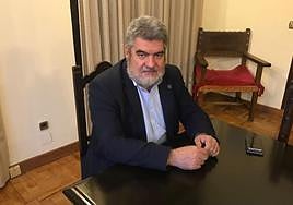 Juan Tomás Muñoz, durante su etapa como alcalde de Ciudad Rodrgio.