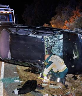 Imagen secundaria 2 - Un muerto y dos heridos graves en un accidente en San Felices de Los Gallegos