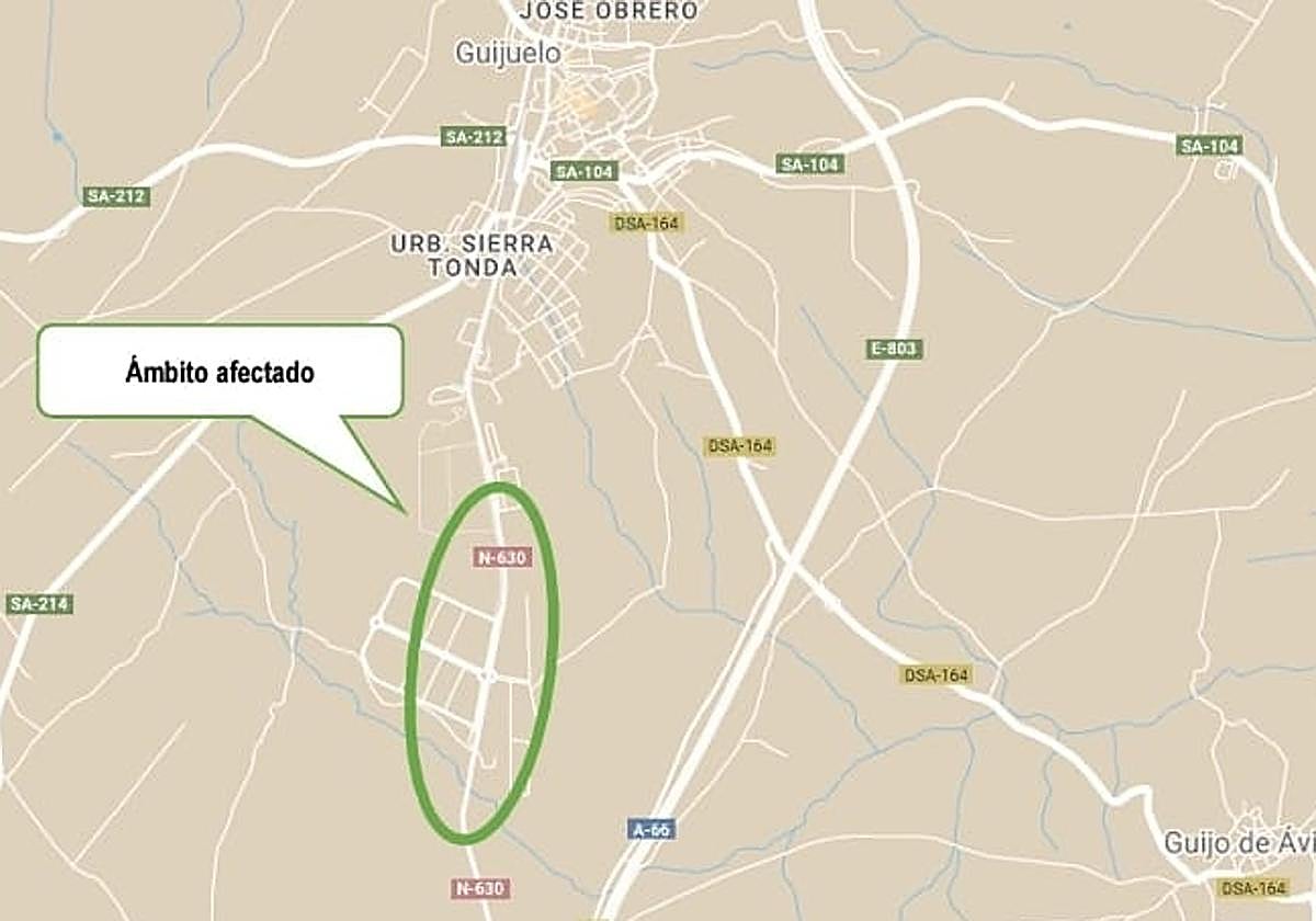 El Ministerio de Transportes cede a Guijuelo un tramo de la carretera N-630