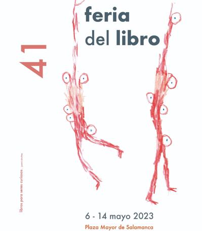 Cartel de la Feria del Libro en Salamanca.