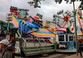 Atracción de feria en una imagen de archivo.