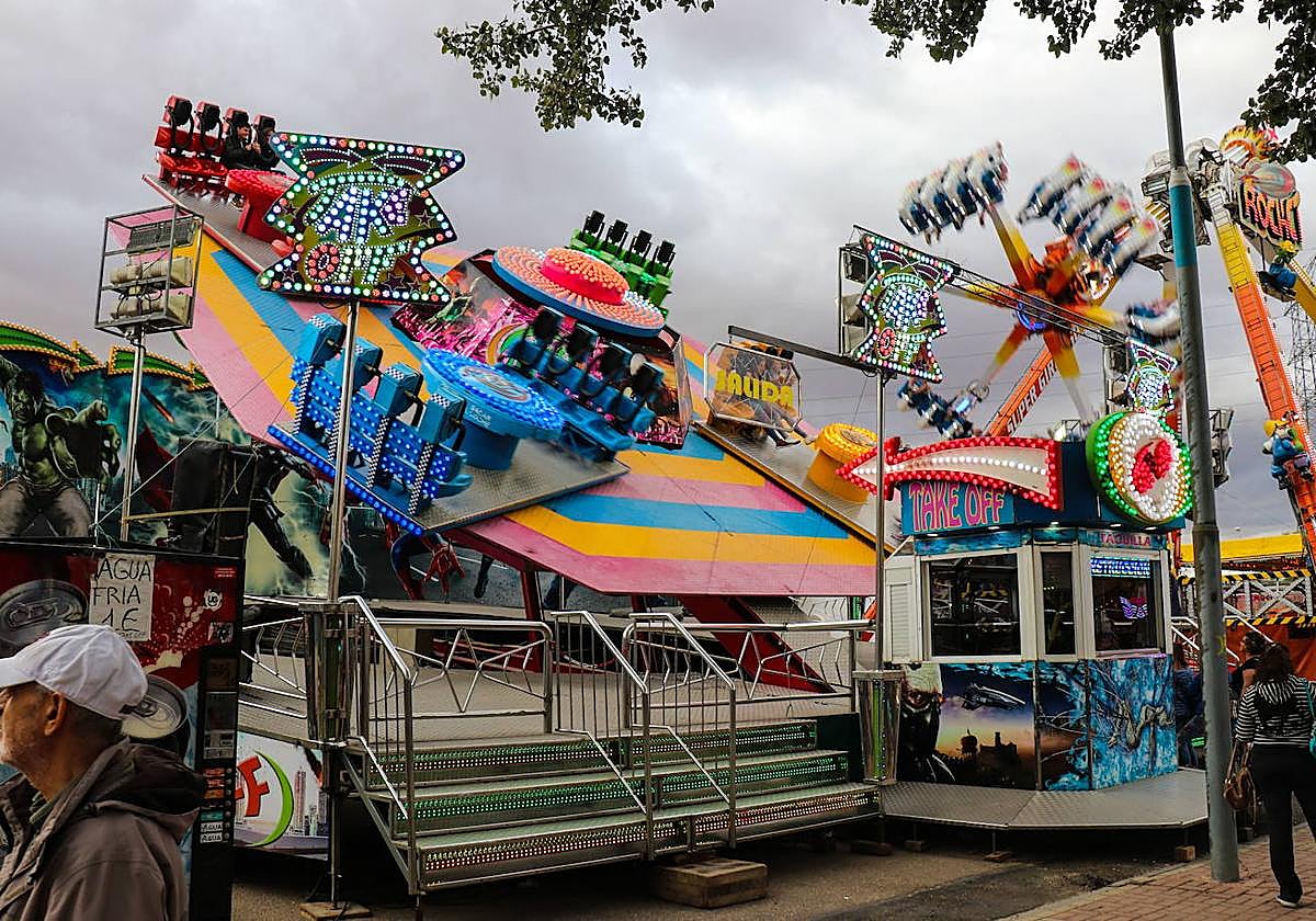 Atracción de feria en una imagen de archivo.