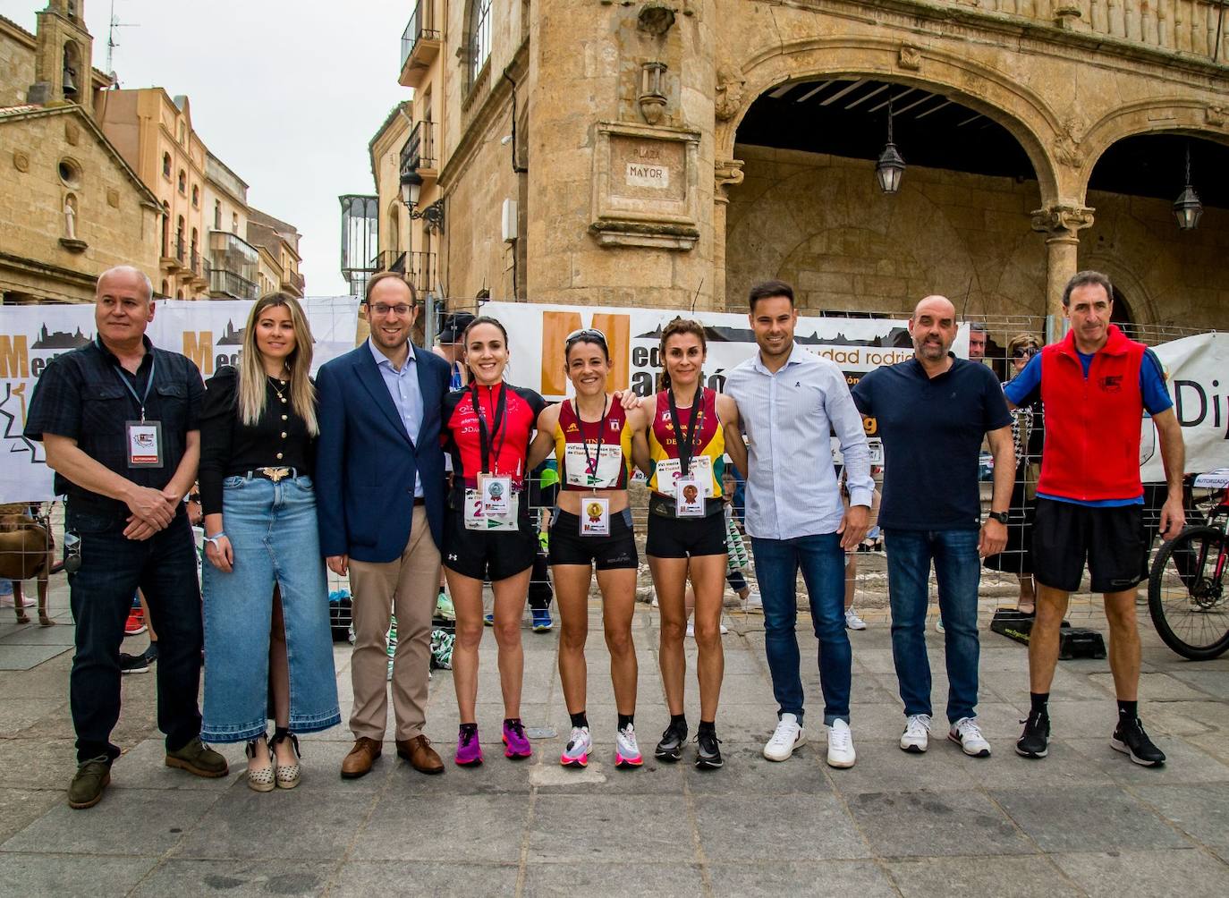 Javier Alves y Verónica Sánchez ganan la Media Maratón de Ciudad Rodrigo