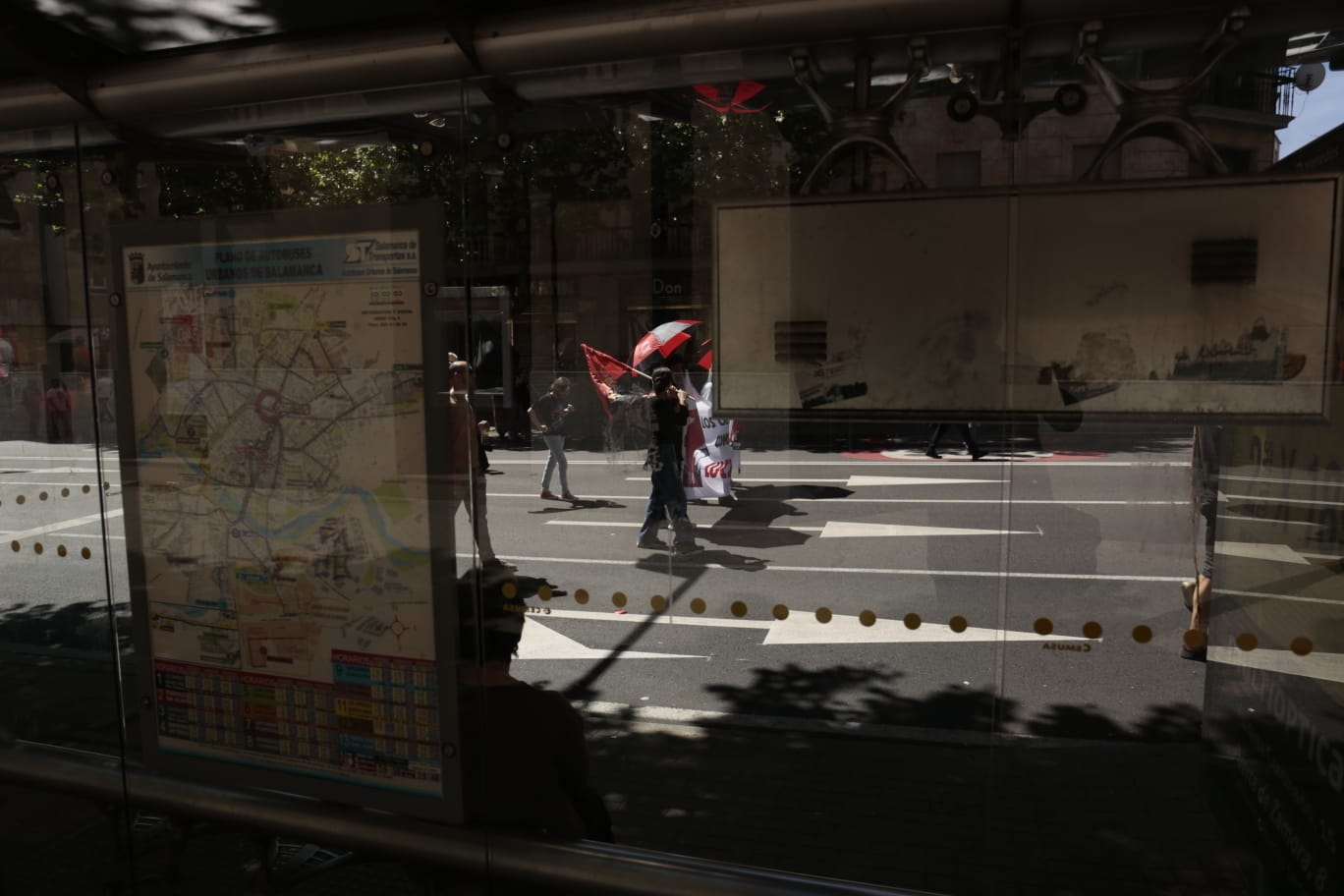 Marcha por el Día Internacional de los Trabajadores en Salamanca