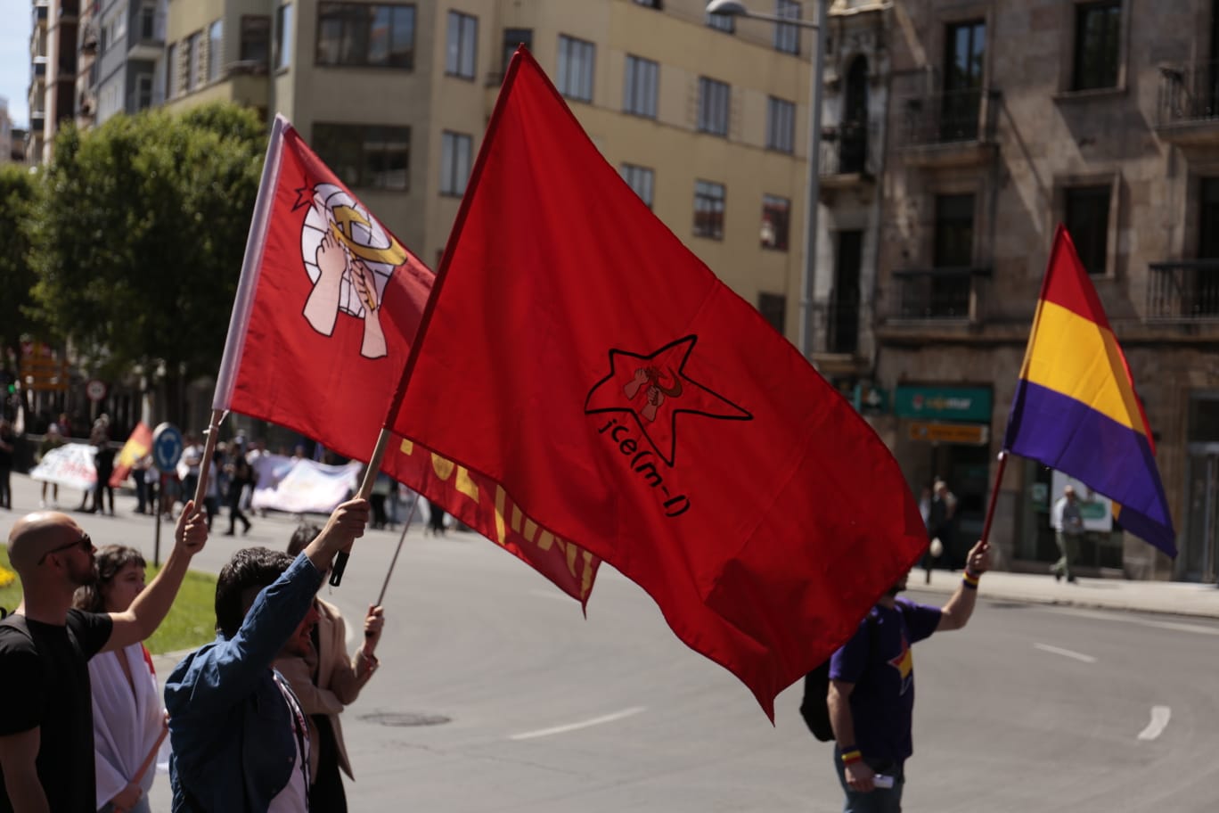 Marcha por el Día Internacional de los Trabajadores en Salamanca