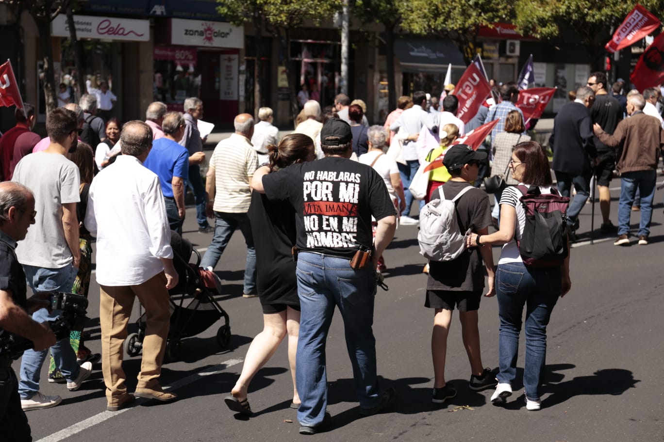 Marcha por el Día Internacional de los Trabajadores en Salamanca