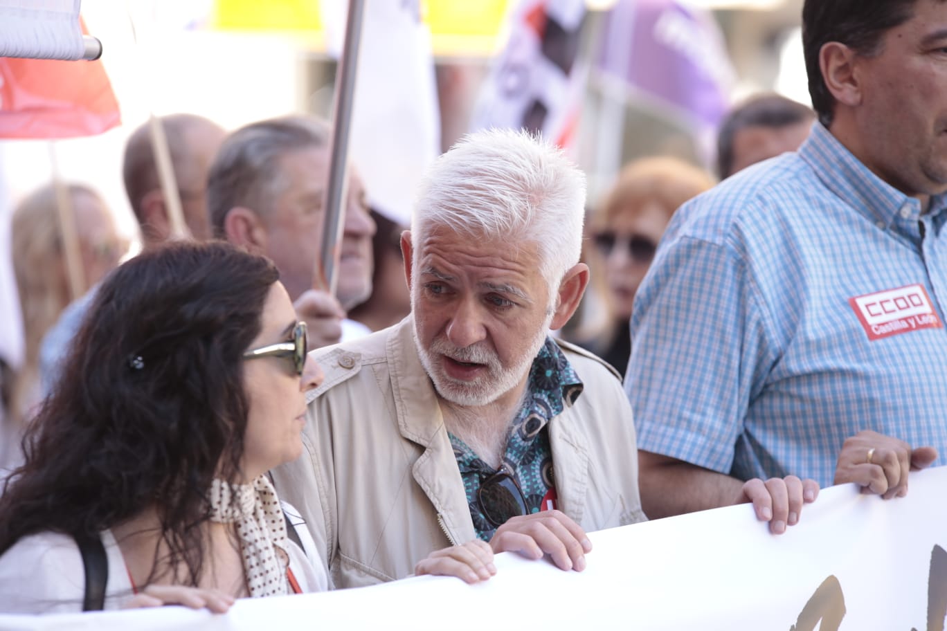 Marcha por el Día Internacional de los Trabajadores en Salamanca