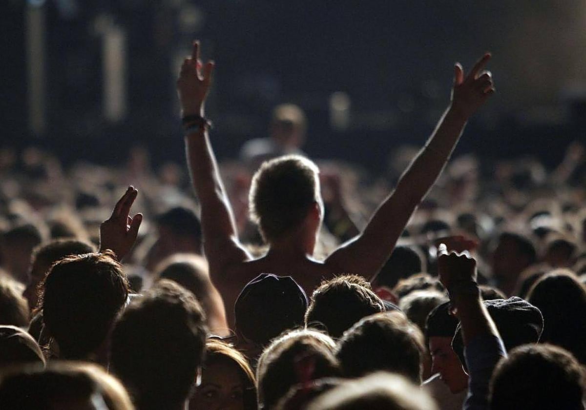 Imagen de archivo de un festival.