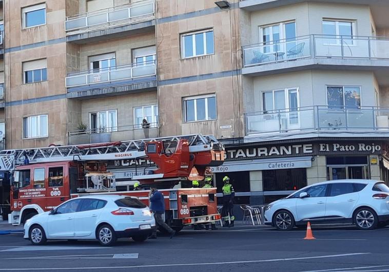 Explosión en la cocina de 'El Pato Rojo'.