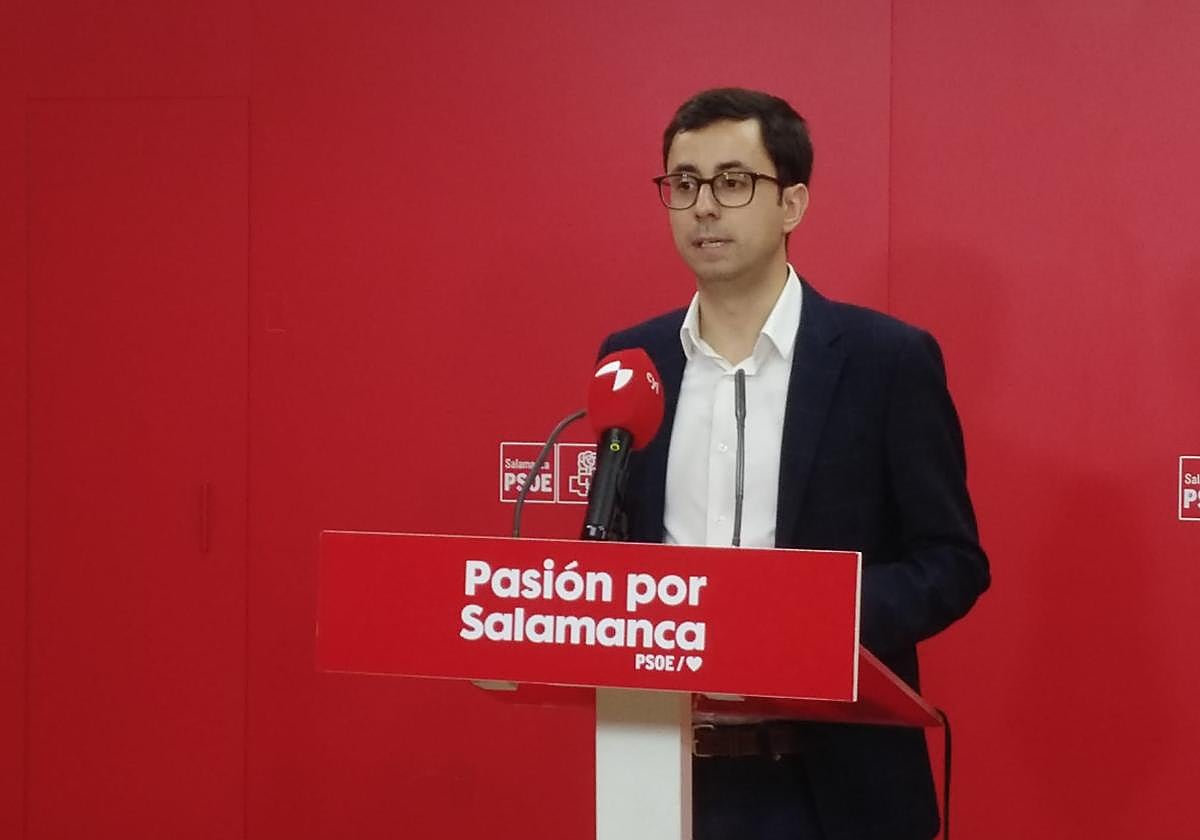 El candidato del PSOE a la alcaldía, José Luis Mateos.